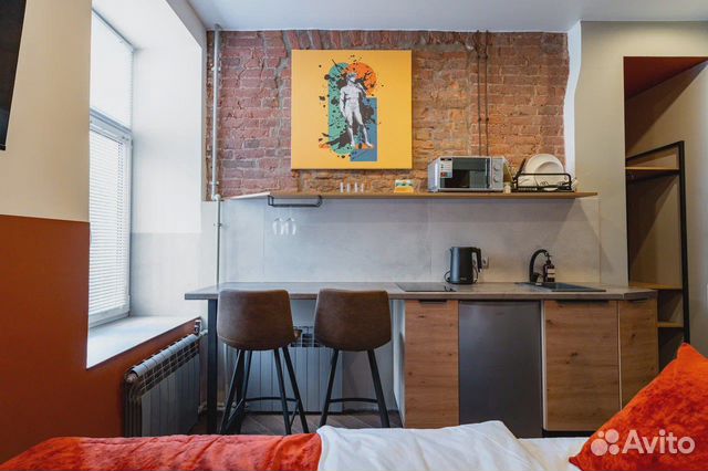 

Квартира-студия, 12,5 м², 1 кровать