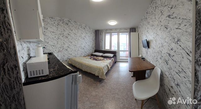 

Квартира-студия, 28 м², 2 кровати