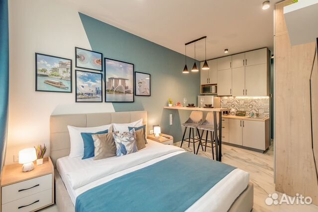 

Квартира-студия, 22 м², 1 кровать