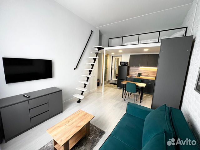 

Квартира-студия, 29 м², 2 кровати