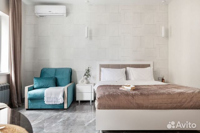 

Квартира-студия, 35 м², 2 кровати