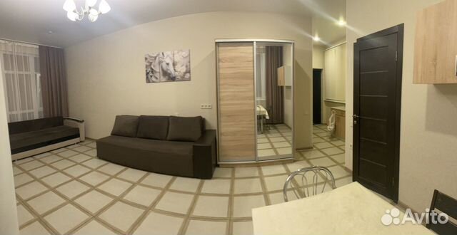 

Квартира-студия, 38 м², 2 кровати