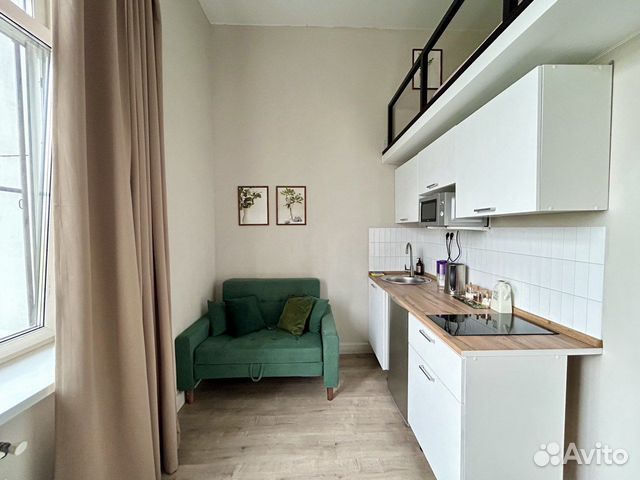 

Квартира-студия, 17 м², 2 кровати
