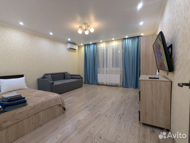 

1-к. квартира, 55 м², 3 кровати