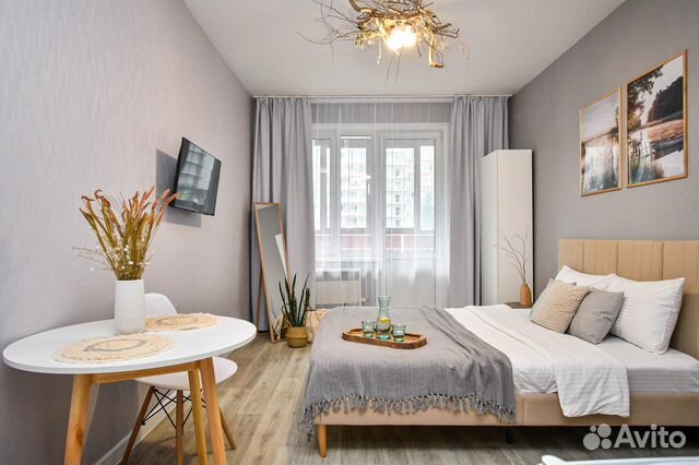 

Квартира-студия, 29 м², 1 кровать