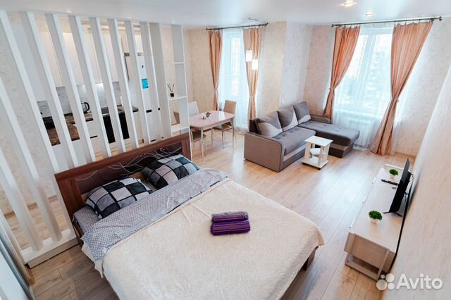 

Квартира-студия, 41 м², 2 кровати