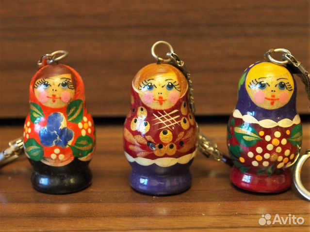 Брелки-матрёшки остатки магазина. Цена за 3 вместе