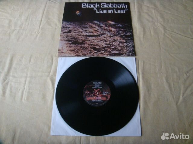 Винил black sabbath Live AT Last