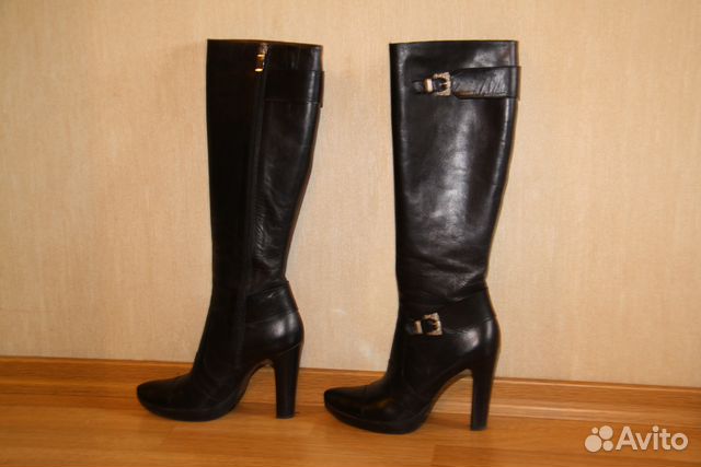 Женские кожаные сапоги F-Simbolo