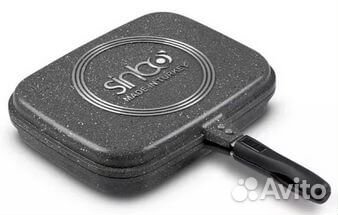 Сковорода-гриль симбо двухсторонняя 36 см, литой