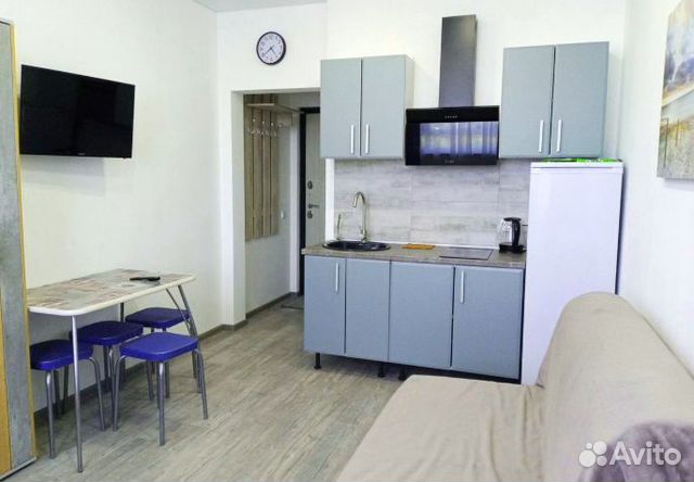 

1-к. квартира, 24 м², 2 кровати