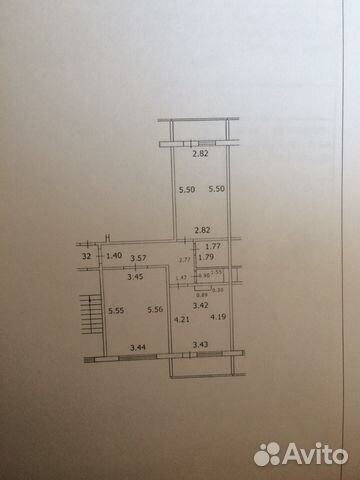 2-к квартира, 62.4 м², 5/10 эт.