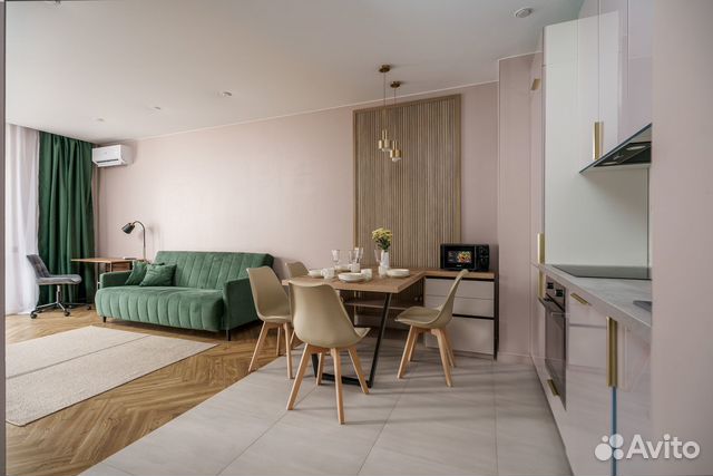 

1-к. квартира, 40 м², 3 кровати