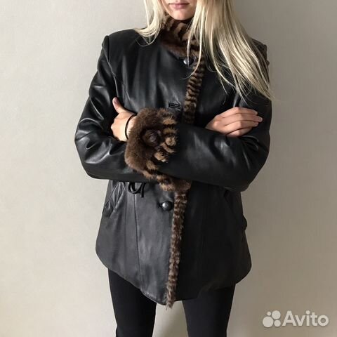 Куртка кожаная с мехом Куртка кожаная с мехом