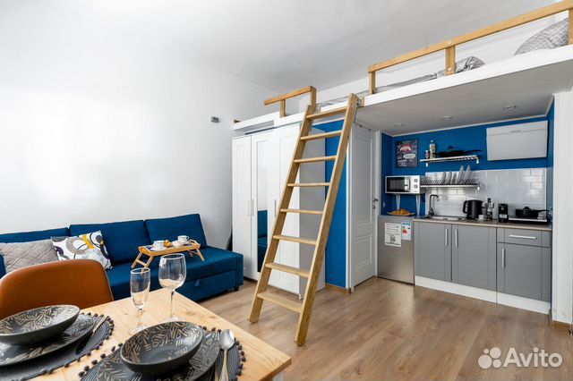 

Квартира-студия, 20 м², 3 кровати