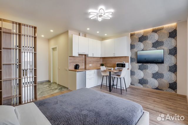 

Квартира-студия, 40 м², 2 кровати