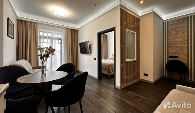 

2-к. квартира в апарт-отеле, 50 м², 2 кровати