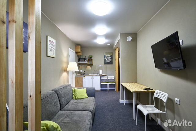 

1-к. квартира, 32 м², 2 кровати
