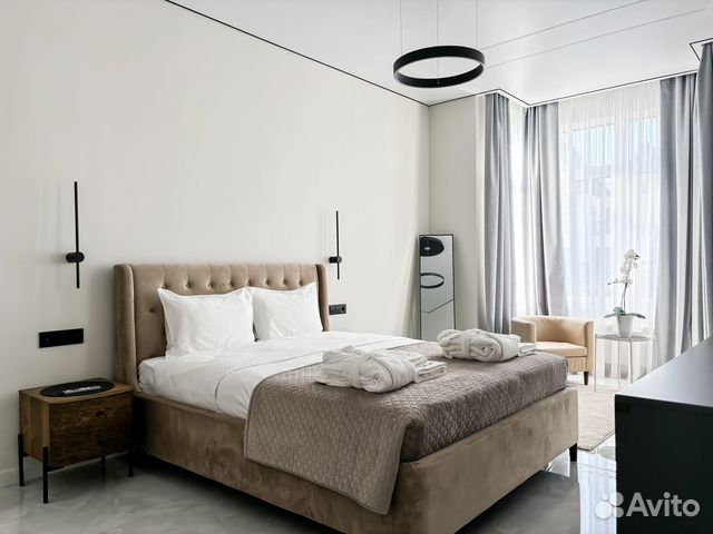

1-к. квартира, 55 м², 2 кровати