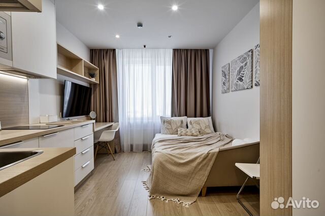 

Квартира-студия, 23 м², 1 кровать