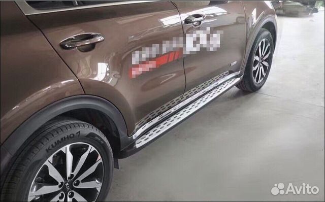 Пороги на Kia Sportage 4 2016