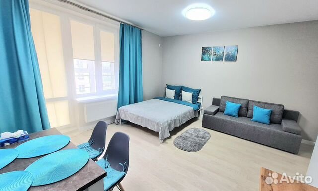 

Квартира-студия, 32 м², 2 кровати
