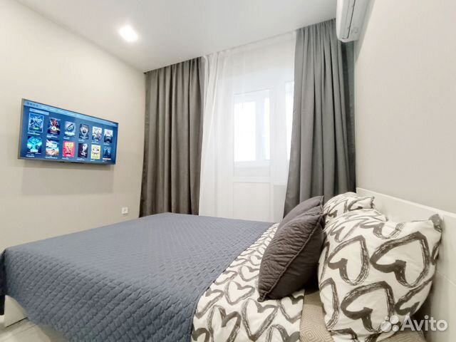 

Квартира-студия, 30 м², 2 кровати