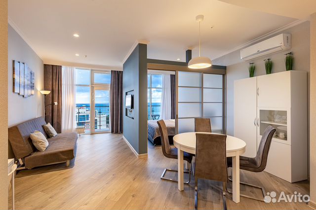 

Квартира-студия, 60 м², 2 кровати