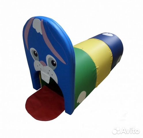 Мягкий игровой тоннель Зайка 2,2 м
