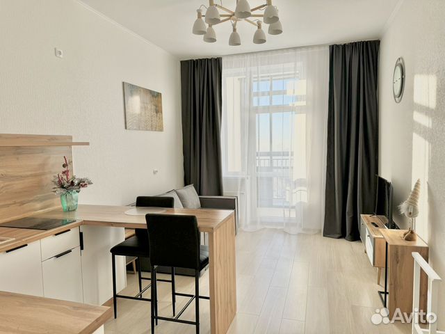 

Квартира-студия, 27 м², 1 кровать