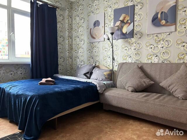 

Квартира-студия, 29 м², 2 кровати