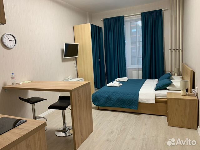 

Квартира-студия в апарт-отеле, 30 м², 1 кровать