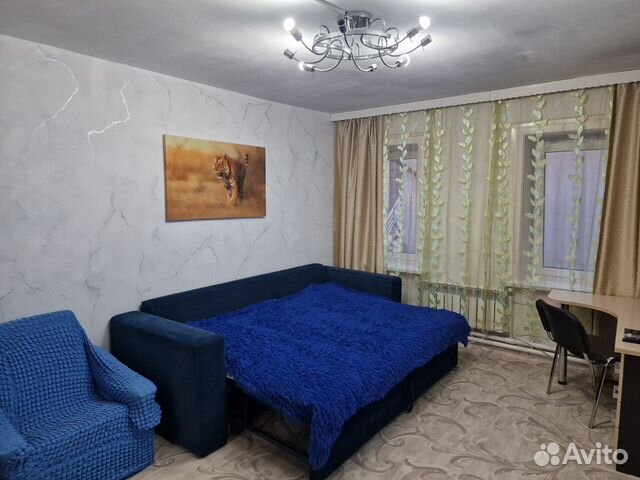 

1-к. квартира, 44 м², 2 кровати