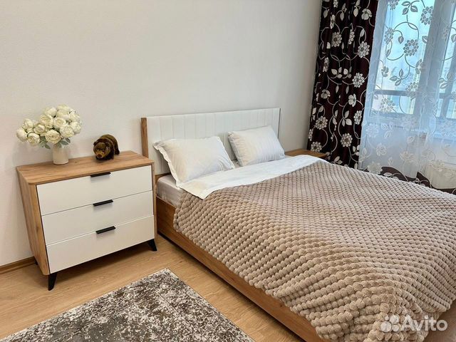 

1-к. квартира, 38 м², 2 кровати