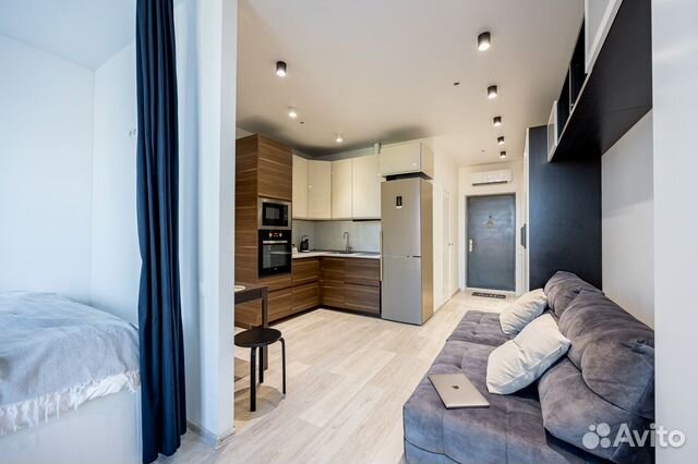

Квартира-студия, 32 м², 2 кровати