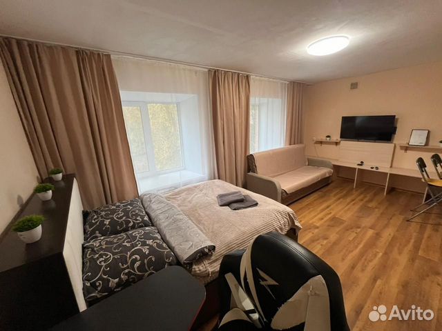 

Квартира-студия, 30 м², 2 кровати