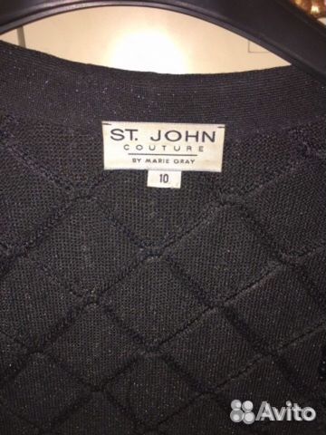 Длинная расшитая накидка / пальто St John Couture Длинная расшитая накидка / пальто St John Couture