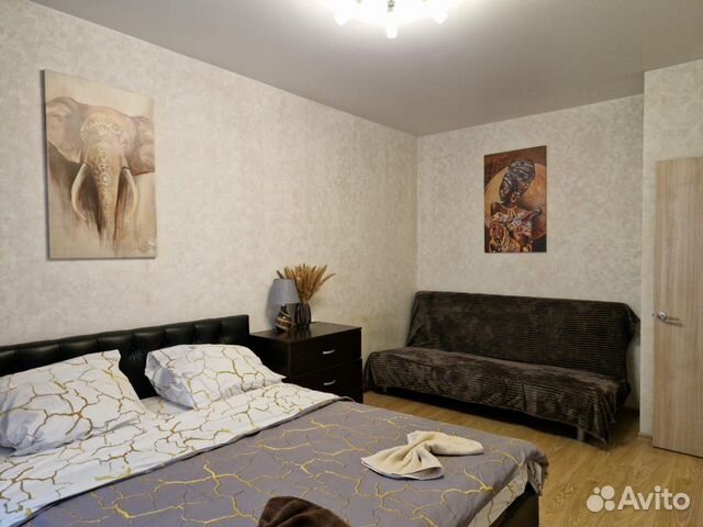 

1-к. квартира, 34 м², 2 кровати