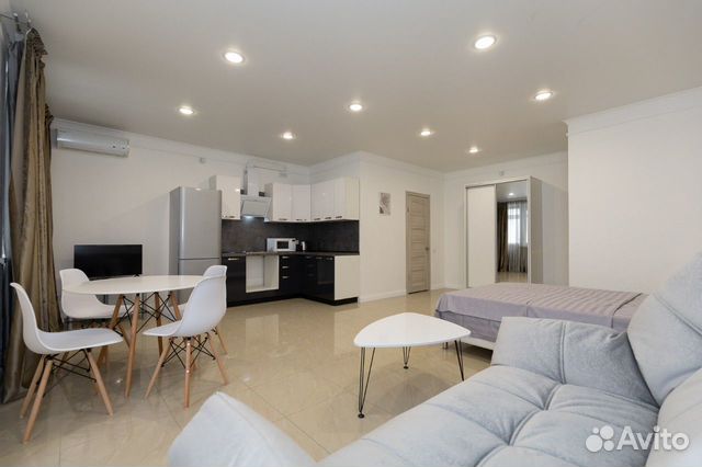 

Квартира-студия, 46 м², 2 кровати