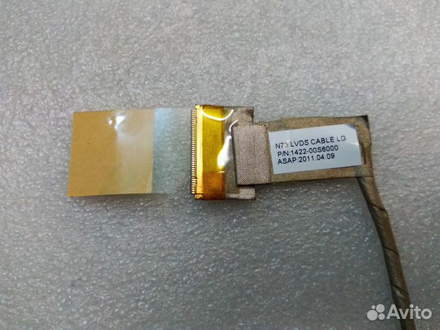 Шлейф матрицы новый для ноутбука Asus N73 Шлейф матрицы новый для ноутбука Asus N73