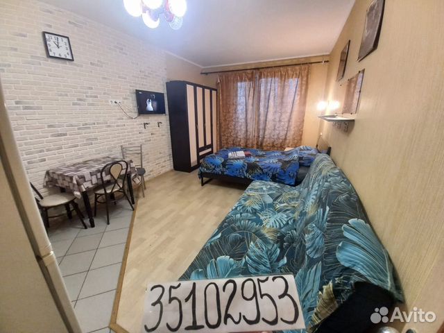 

Квартира-студия, 30,5 м², 2 кровати