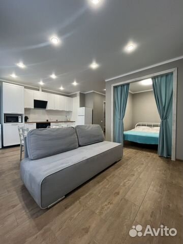

Квартира-студия, 37 м², 2 кровати