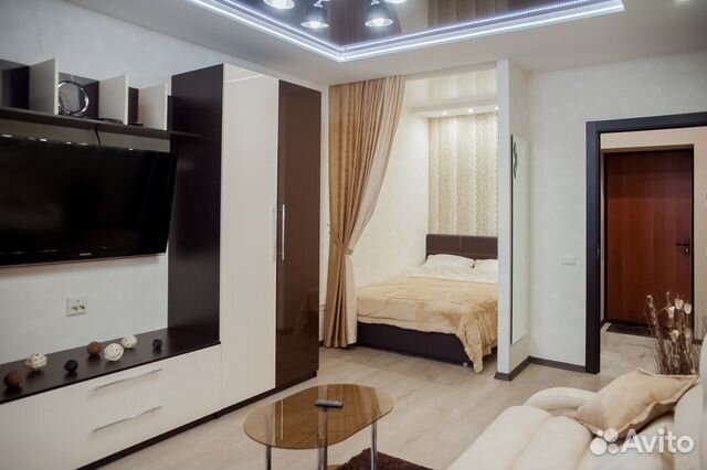 

1-к. квартира, 46 м², 2 кровати