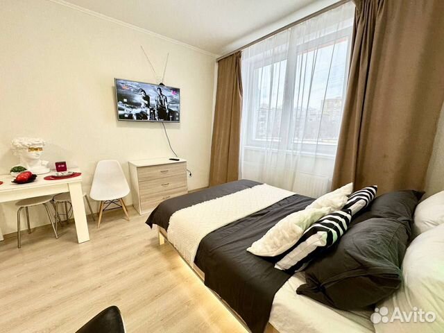 

Квартира-студия, 33,4 м², 2 кровати