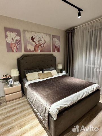 

1-к. квартира, 46 м², 3 кровати