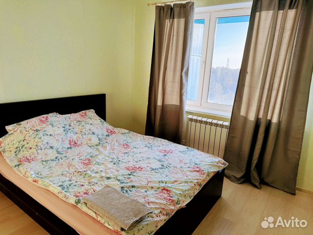 

1-к. квартира, 37 м², 2 кровати