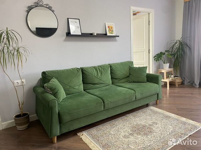 

2-к. квартира, 44 м², 2 кровати