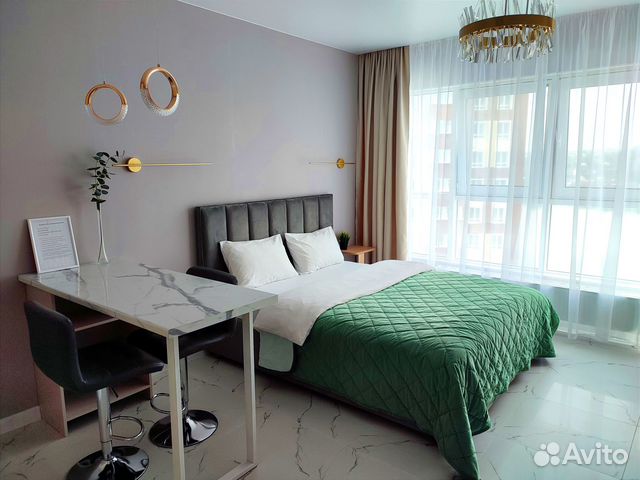 

Квартира-студия, 28 м², 1 кровать