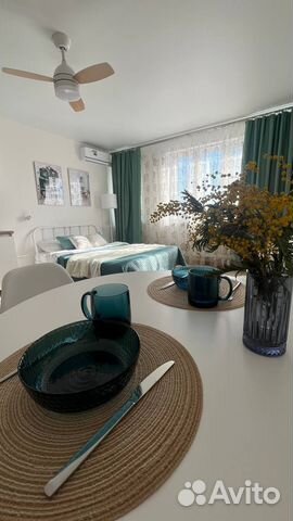 

Квартира-студия, 27 м², 1 кровать