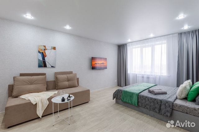 

1-к. квартира, 39 м², 2 кровати